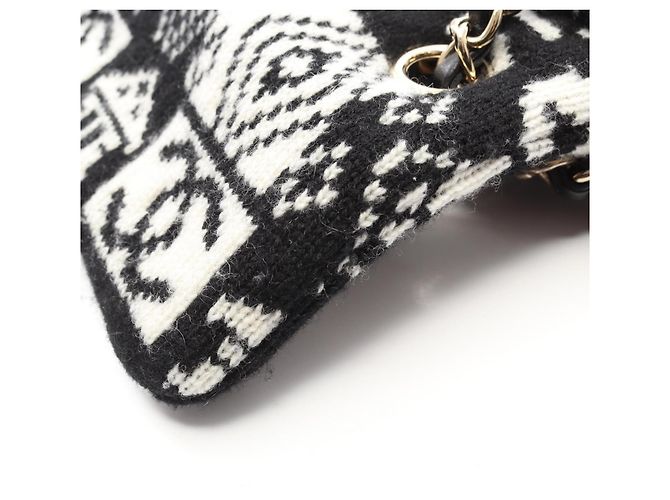 Chanel Coconeige Shoulder Bag Black White - view 8