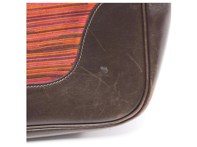 Borsa a Spalla Hermès Trim 35 Marrone Multicolore - vista 11
