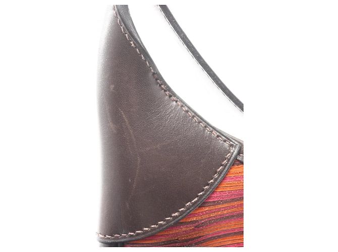 Borsa a Spalla Hermès Trim 35 Marrone Multicolore - vista 9