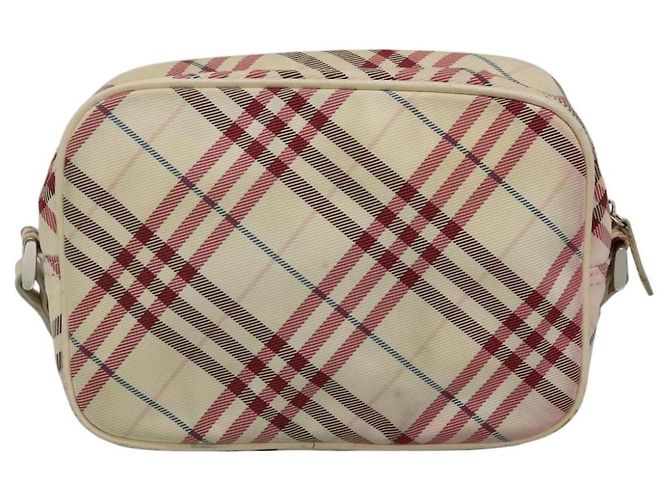 Burberry Nova Check Etichetta Blu Nylon Bianco - vista 2