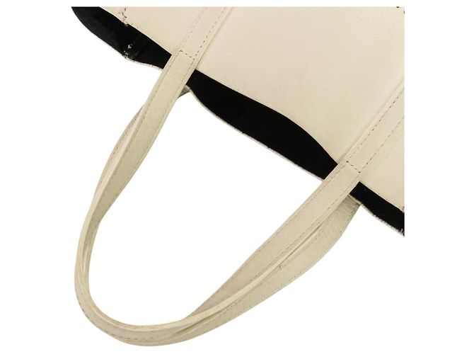 Borsa Tote Balenciaga Everyday Bianco sporco - vista 7