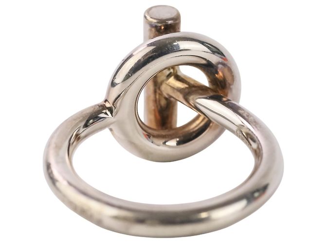 Ring Hermès Anillo HERMES Echappé MM Plata - vista 5