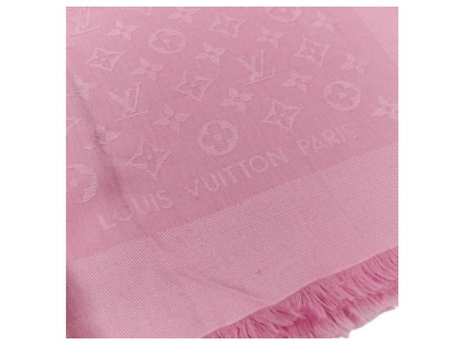 Monogramm Seiden-Wollschal von Louis Vuitton Pink - Ansicht 6