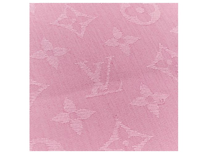 Monogramm Seiden-Wollschal von Louis Vuitton Pink - Ansicht 8