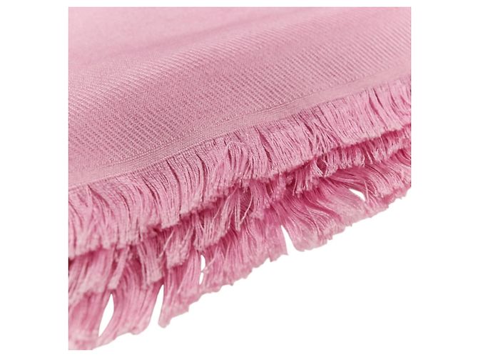 Monogramm Seiden-Wollschal von Louis Vuitton Pink - Ansicht 9