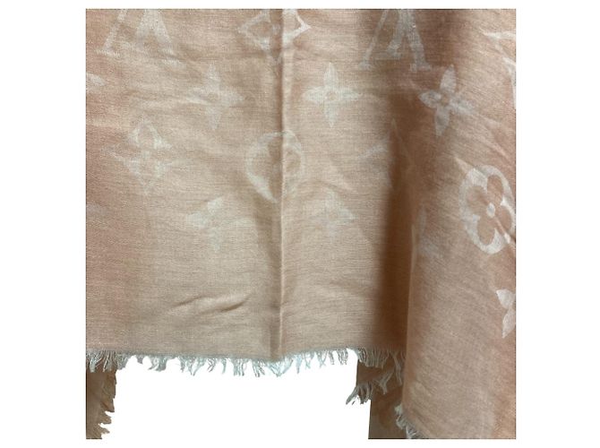 Monogramm Schal von Louis Vuitton Pink Beige - Ansicht 6