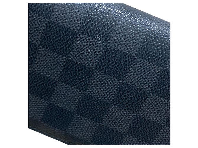 Louis Vuitton Daniel Graphite Portefeuille Brazza Bi-fold Long Wallet Black - view 4
