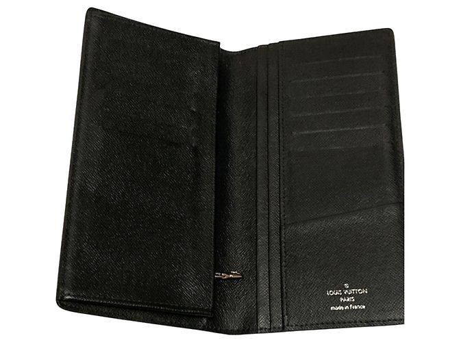 Louis Vuitton Daniel Graphite Portefeuille Brazza Bi-fold Long Wallet Black - view 5