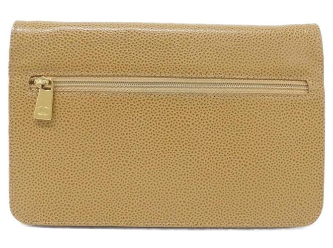 Cartera de Cadena CC Timeless de Chanel Beige - vista 2