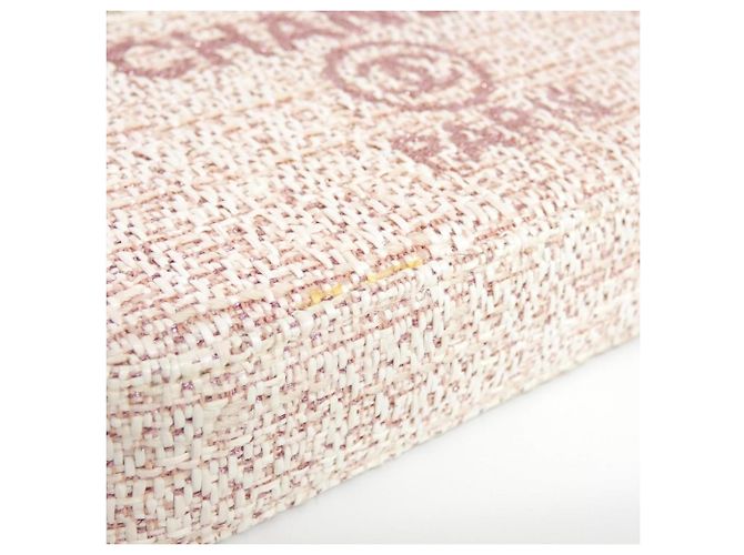 Cartera de Cadena Línea Deauville Chanel Rosa - vista 3