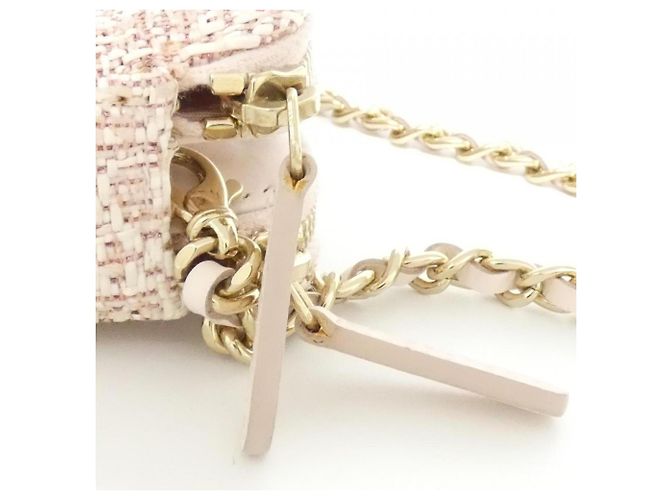 Cartera de Cadena Línea Deauville Chanel Rosa - vista 6
