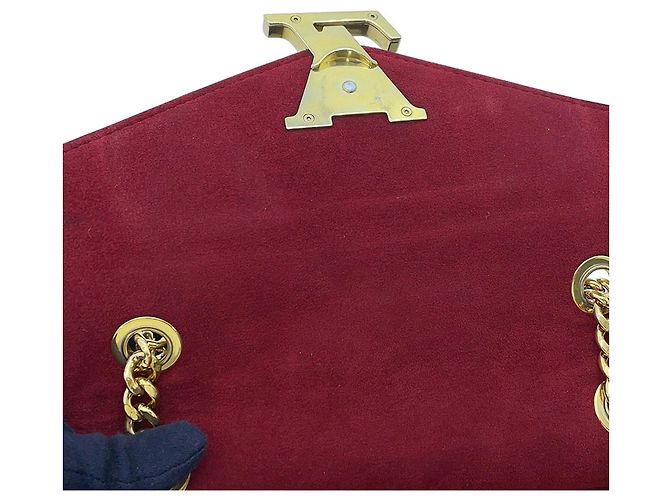 Borsa a Spalla Louis Vuitton Monogram Passy Chain da Donna Rosso - vista 10