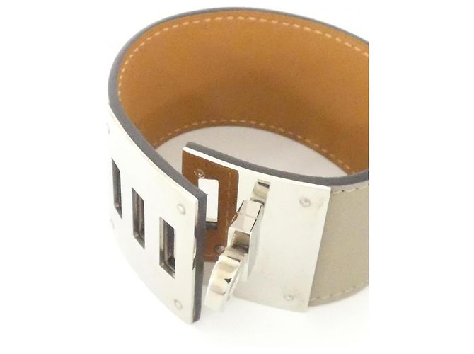 Bracciale Kelly Dog di Hermès Marrone - vista 4