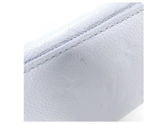 Louis Vuitton Monogram Empreinte Pochette Metis Compact Wallet Blue - view 3