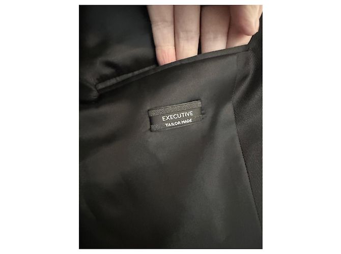 Blazer Versace de seda com estampa de mitologia grega preto azul dourado - vista 4