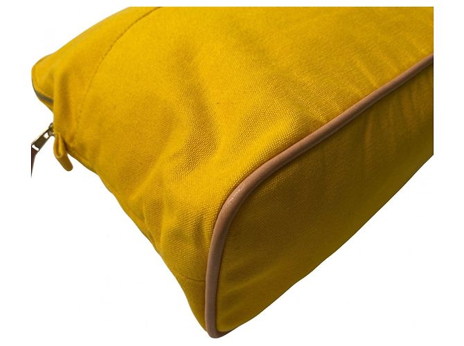 Hermès Pochette Bolide GM Donna HERMES Giallo - vista 13