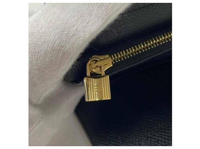 Hermes Hermès Kelly Wallet Medium Black Epson GD Hardware D Stamp Women's - view 12