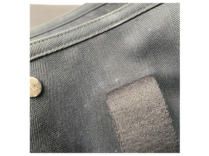 Hermès Damen Valparaiso MM Canvas Tote Bag Schwarz - Ansicht 18