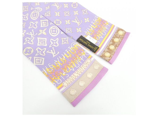 Sciarpa/Scaldacollo Monogram Map di Louis Vuitton Porpora - vista 2