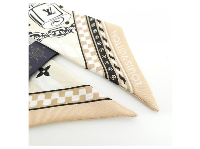 Bufanda Bandeau BB Ocean de Louis Vuitton Beige - vista 2