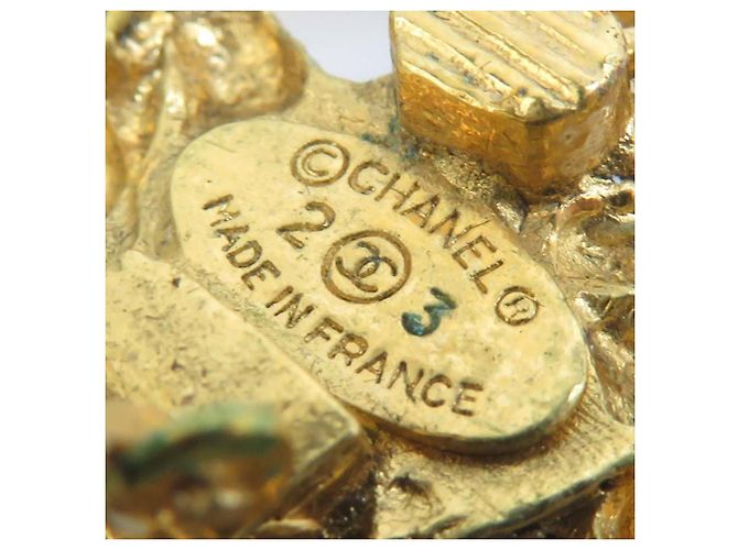Orecchini a clip dorati Chanel D'oro - vista 10