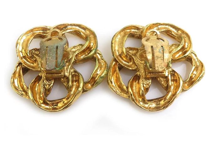 Orecchini a clip dorati Chanel D'oro - vista 6
