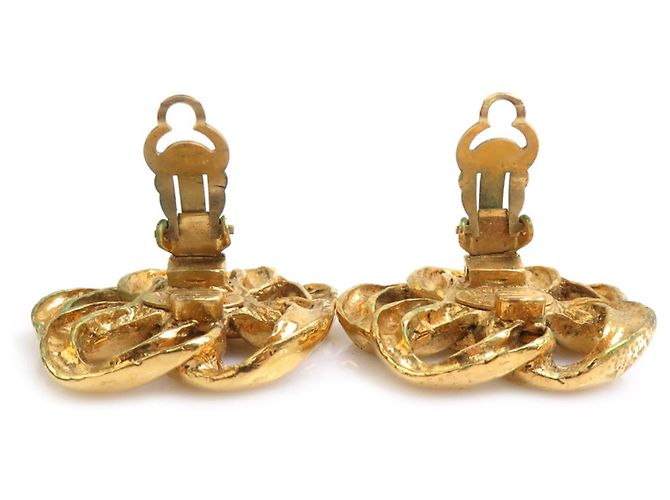 Orecchini a clip dorati Chanel D'oro - vista 7