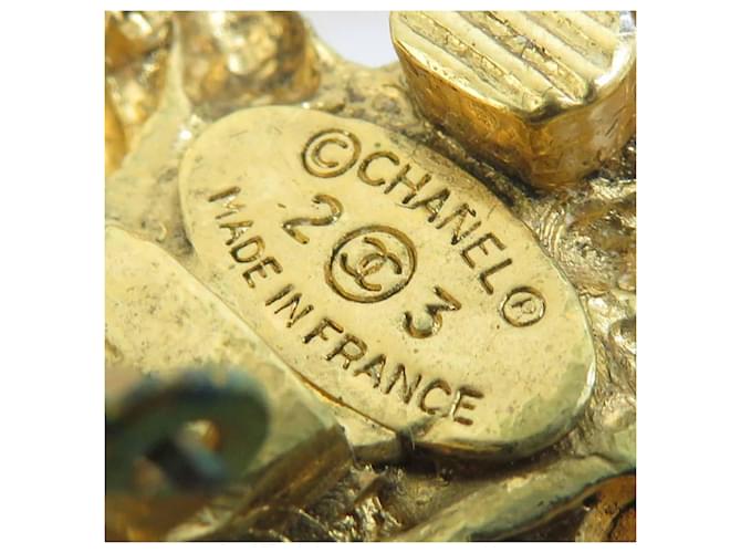 Orecchini a clip dorati Chanel D'oro - vista 9
