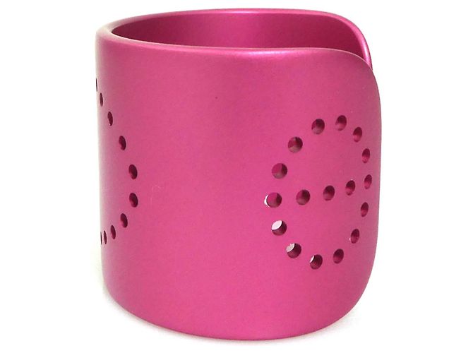 Bracciale in alluminio rosa Evelyne di Hermès - vista 4