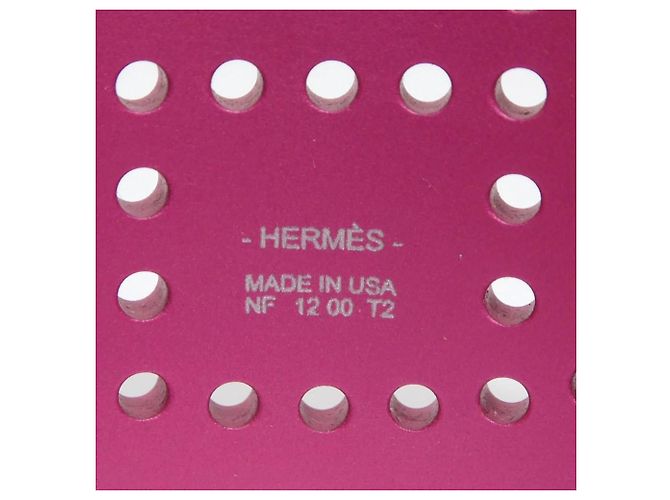 Bracciale in alluminio rosa Evelyne di Hermès - vista 7