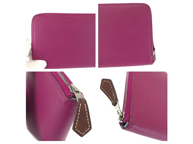 Cartera Larga Azap de Hermès en Rosa Tyrien - vista 6