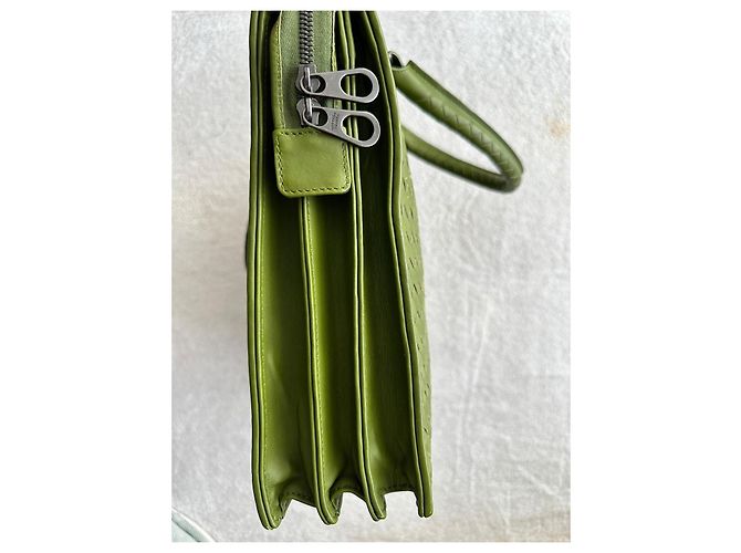 Valigetta Bottega Veneta Intrecciato Pelle Verde Verde oliva - vista 6