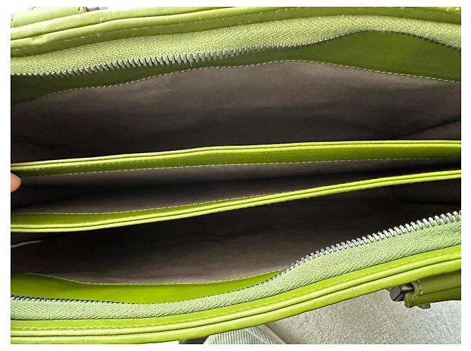 Valigetta Bottega Veneta Intrecciato Pelle Verde Verde oliva - vista 9