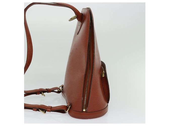 Louis Vuitton Gobelins Epi Leather Marrone - vista 4