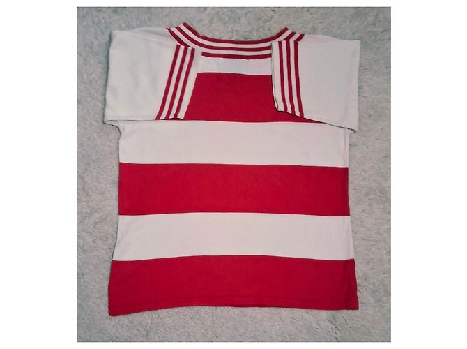 Camiseta a rayas Iceberg Jeans Rosa Blanco - vista 7