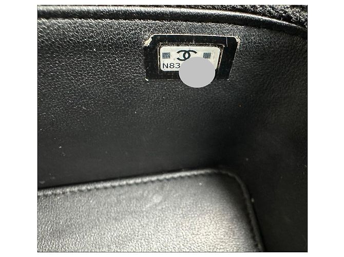 Chanel Vanity Case in pelle caviar nera Nero - vista 10