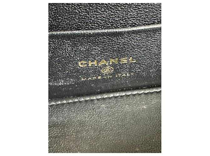 Chanel Vanity Case in pelle caviar nera Nero - vista 4