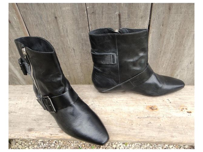 Stivaletti Vic Matié in pelle nera Nero - vista 2