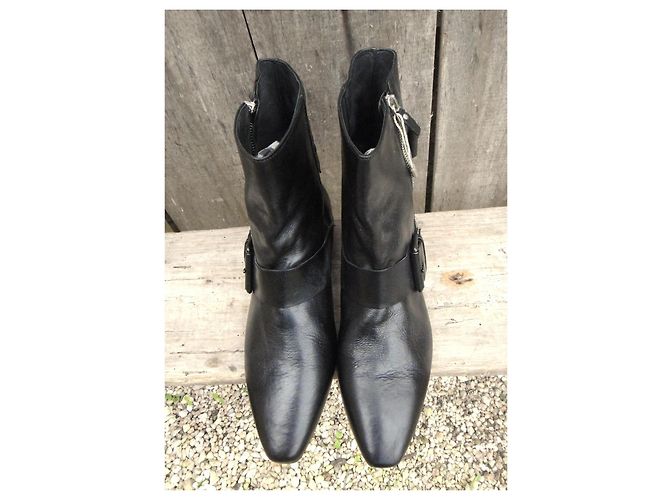 Stivaletti Vic Matié in pelle nera Nero - vista 3