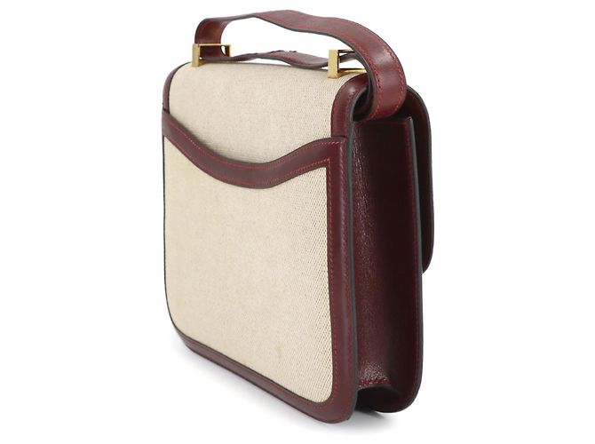 Constance 23 Schultertasche von Hermès Rot Beige - Ansicht 3