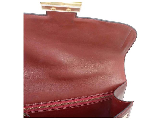 Constance 23 Schultertasche von Hermès Rot Beige - Ansicht 7