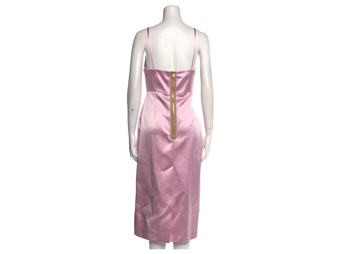Vestido Gucci de seda duchesse rosa - vista 2