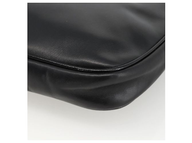 Borsa a spalla Salvatore Ferragamo in pelle verniciata nera e oro Auth ka2971 Nero D'oro - vista 15