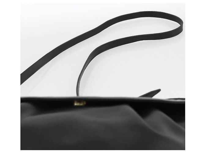 Borsa a spalla Salvatore Ferragamo in pelle verniciata nera e oro Auth ka2971 Nero D'oro - vista 8