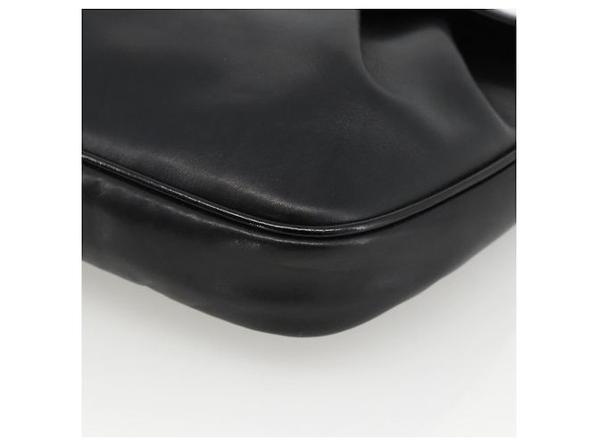 Borsa a spalla Salvatore Ferragamo in pelle verniciata nera e oro Auth ka2971 Nero D'oro - vista 9