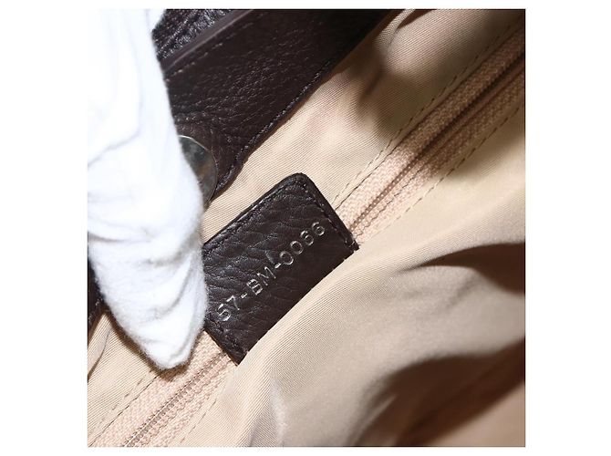 Bolso de Hombro de Lona Trotter Christian Dior Beige Plata Auth BSZ033SAV - vista 11