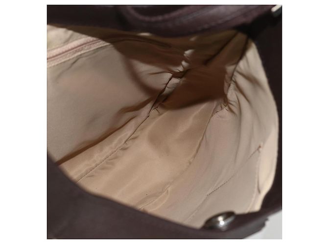 Bolso de Hombro de Lona Trotter Christian Dior Beige Plata Auth BSZ033SAV - vista 19
