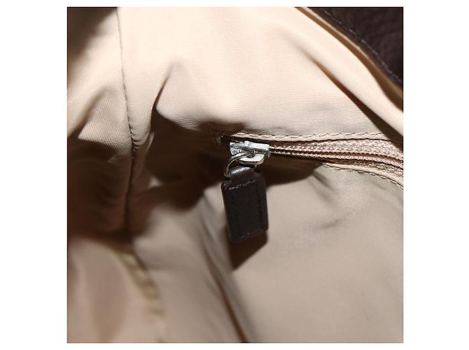 Bolso de Hombro de Lona Trotter Christian Dior Beige Plata Auth BSZ033SAV - vista 21