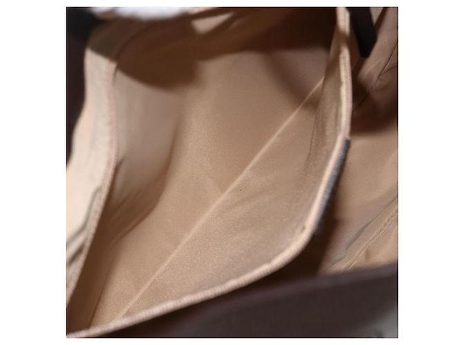 Bolso de Hombro de Lona Trotter Christian Dior Beige Plata Auth BSZ033SAV - vista 22
