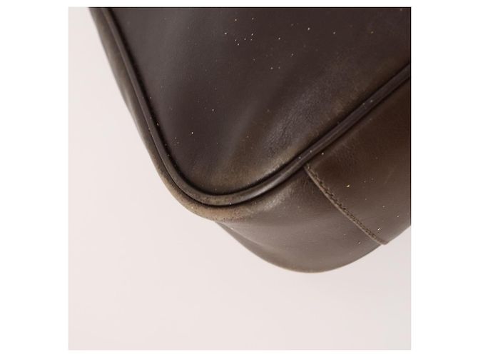 Borsa a mano in pelle Gucci Bamboo 2way marrone oro 001 3444 1638 Auth bs33606 D'oro - vista 16